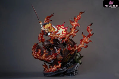 Demon Slayer Flame Pillar Rengoku Kyojuro GK Statue - ZuoBan Studio [In-Stock] - Full Payment - Demon Slayer