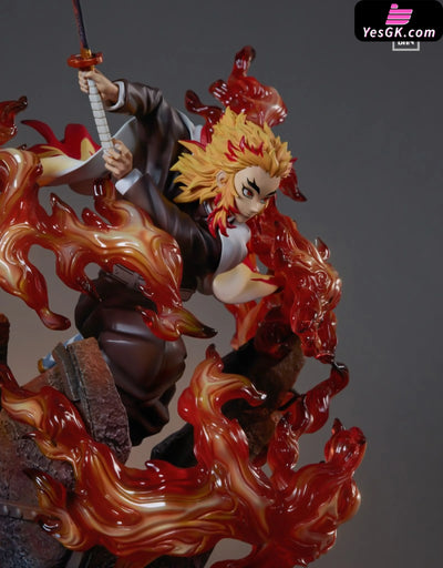 Demon Slayer Flame Pillar Rengoku Kyojuro GK Statue - ZuoBan Studio [In-Stock] - Full Payment - Demon Slayer