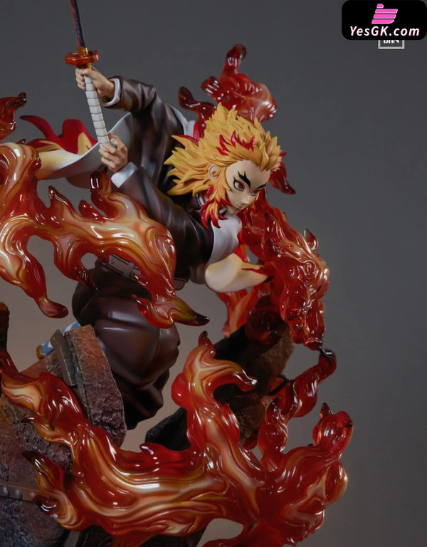Demon Slayer Flame Pillar Rengoku Kyojuro GK Statue - ZuoBan Studio [In-Stock] - Full Payment - Demon Slayer