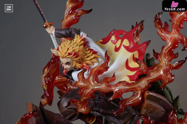 Demon Slayer Flame Pillar Rengoku Kyojuro GK Statue - ZuoBan Studio [In-Stock] - Full Payment - Demon Slayer