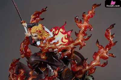 Demon Slayer Flame Pillar Rengoku Kyojuro GK Statue - ZuoBan Studio [In-Stock] - Full Payment - Demon Slayer