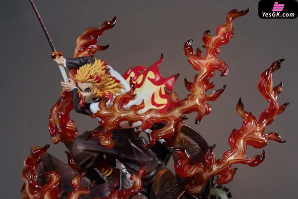 Demon Slayer Flame Pillar Rengoku Kyojuro GK Statue - ZuoBan Studio [In-Stock] - Full Payment - Demon Slayer