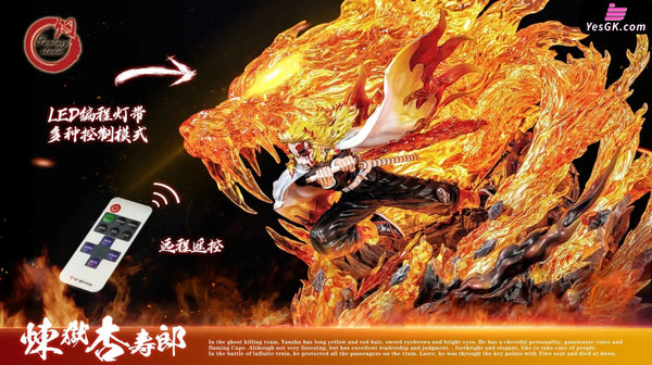 Demon Slayer Flame Pillar Rengoku Kyojuro Resin Statue - Fantasy Studio [In Stock] Demonslayer