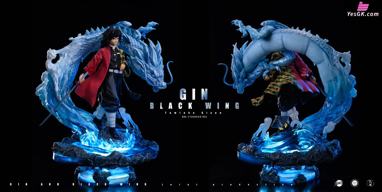 Demon Slayer - Giyu Tomioka With Led Resin Statue Gin Studio [In Stock]