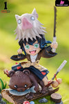 Demon Slayer Inosuke Cosplay Jungle King Resin Statue - Route 1 Studio [Pre-Order Closed]