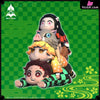 Demon Slayer Jenga Tanjiro & Nezuko & Zenitsu & Inosuke GK Statue - NINETY SEVEN Studio [Pre-Order] Demon Slayer
