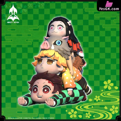 Demon Slayer Jenga Tanjiro & Nezuko & Zenitsu & Inosuke GK Statue - NINETY SEVEN Studio [Pre-Order] Demon Slayer