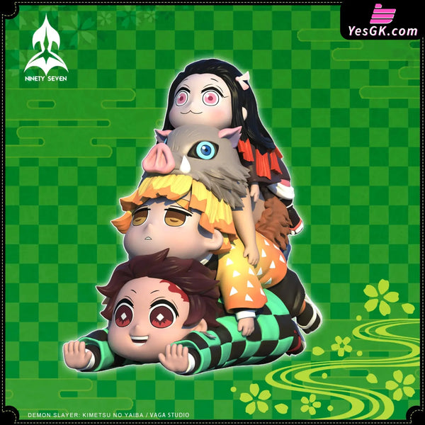 Demon Slayer Jenga Tanjiro & Nezuko & Zenitsu & Inosuke GK Statue - NINETY SEVEN Studio [Pre-Order] Demon Slayer