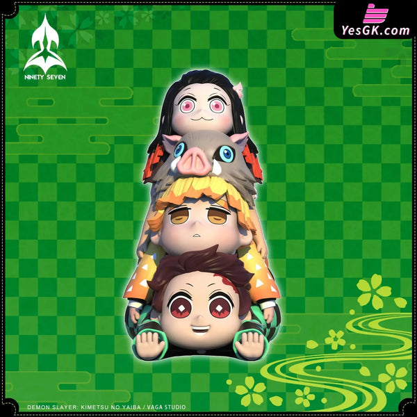 Demon Slayer Jenga Tanjiro & Nezuko & Zenitsu & Inosuke GK Statue - NINETY SEVEN Studio [Pre-Order] Demon Slayer