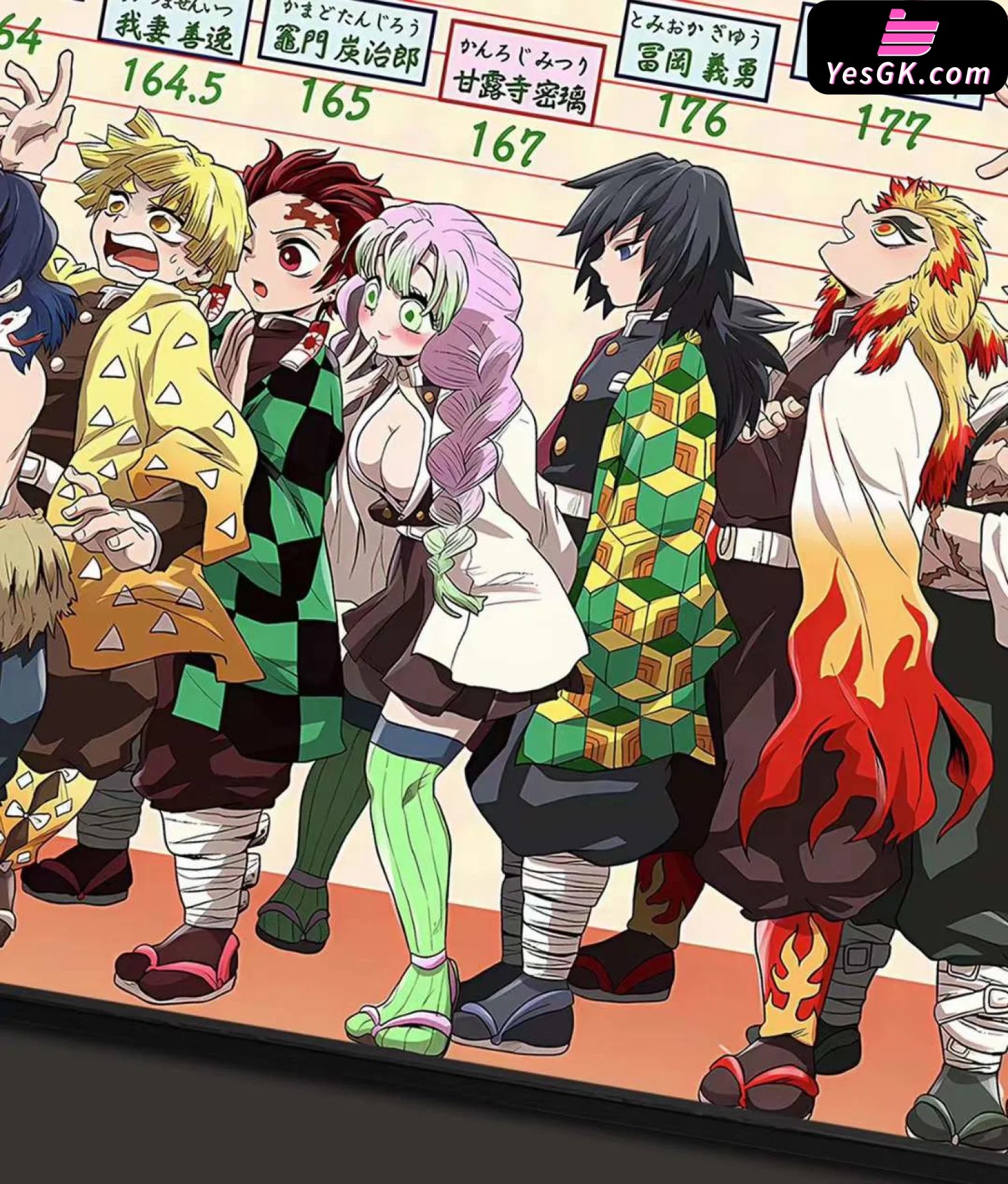 Demon Slayer: Kimetsu No Yaiba Height Chart - Qian Niao She Studio [Pre-Order] Slayer