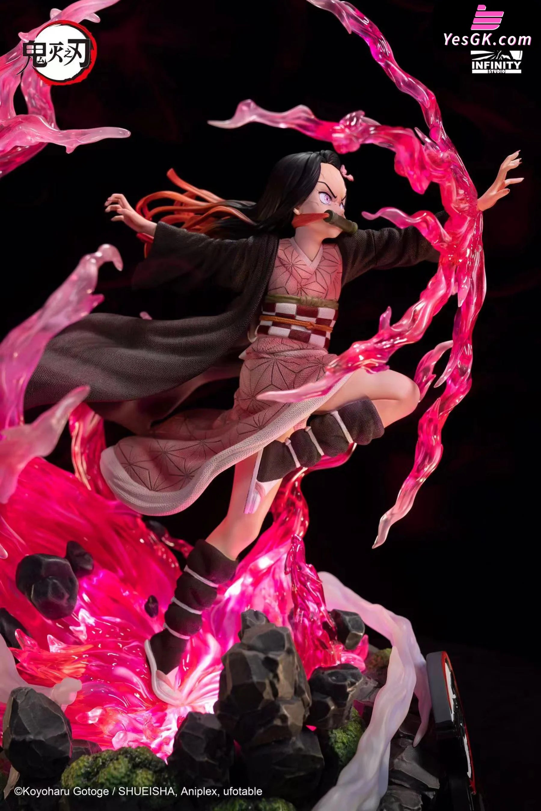 Demon Slayer: Kimetsu no Yaiba Nezuko Kamado 1/4 Scale Full-Length Sta ...