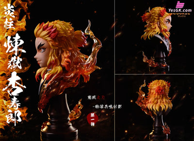 Demon Slayer - Kyojuro Rengoku Resin Statue Cookie Studio [In-Stock] Full Payment / Bust 1/4 Scale