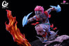 Demon Slayer - Kyojuro Rengoku Vs Akaza With Led Resin Statue Goose Fty [In Stock]