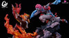 Demon Slayer - Kyojuro Rengoku Vs Akaza With Led Resin Statue Goose Fty [In Stock]