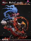 Demon Slayer - Kyojuro Rengoku VS Akaza With LED Resin Statue - Hero Belief Studio [In-Stock] Full Payment / Standard