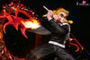 Demon Slayer - Kyojuro Rengoku With Led Resin Statue S.d.s Studio [In Stock]