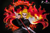 Demon Slayer - Kyojuro Rengoku With Led Resin Statue S.d.s Studio [In Stock]