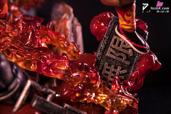 Demon Slayer - Kyojuro Rengoku With Led Resin Statue S.d.s Studio [In Stock]
