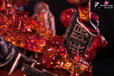 Demon Slayer - Kyojuro Rengoku With Led Resin Statue S.d.s Studio [In Stock]