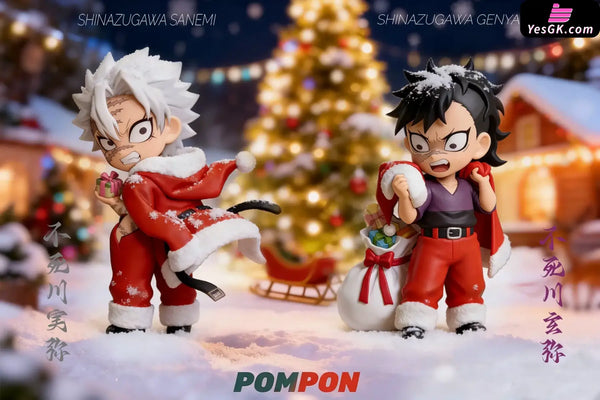 Demon Slayer Merry Christmas Genya & Sanemi Statue - PomPon Studio [Pre-Order Closed] - Full Payment / Set - Demon
