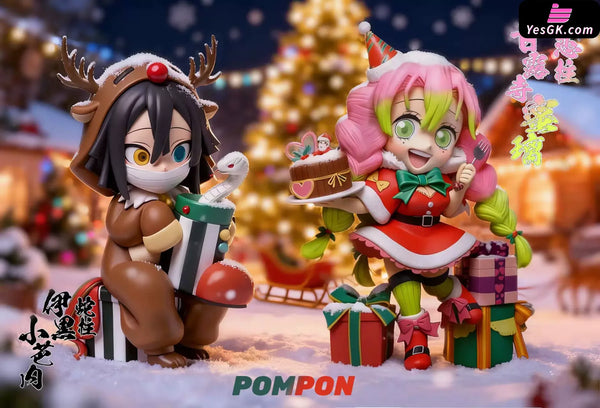 Demon Slayer Merry Christmas Obanai Iguro & Mitsuri Kanroji 1/10 GK Statue - PomPon Studio [In-Stock] - Full Payment