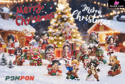 Demon Slayer Merry Christmas Zenitsu & Kaigaku Statue - PomPon Studio