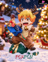 Demon Slayer Merry Christmas Zenitsu & Kaigaku Statue - PomPon Studio