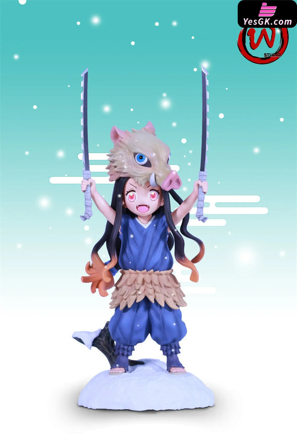 Demon Slayer Nezuko Cosplay Inosuke Resin Statue - W Studio [Pre-Order Closed] Full Payment /