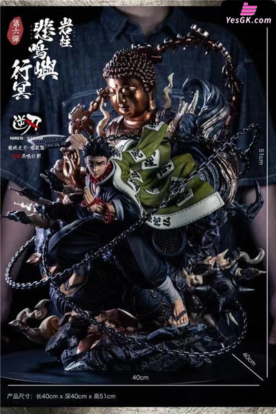 Demon Slayer Pillar Series #6 Stone Pillar Himejima Gyomei GK Statue - Niren Studio [In-Stock] - Full Payment - Demon