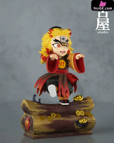 Demon Slayer Promotion and Wealth Kyojuro Rengoku Little Zombie 1/8 GK Statue - Guwu Studio [Pre-Order] - Demon Slayer