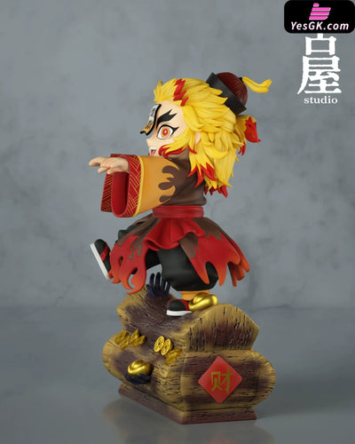 Demon Slayer Promotion and Wealth Kyojuro Rengoku Little Zombie 1/8 GK Statue - Guwu Studio [Pre-Order] - Demon Slayer