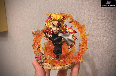 Demon Slayer Flame Pillar Rengoku Kyojuro Resin Statue - G5 Studio [In Stock] Demonslayer