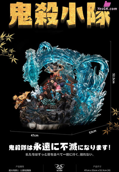 Demon Slayer Tanjiro Nezuko Zenitsu Inosuke Resin Statue - Hw Studio [Pre-Order Closed] Full Payment