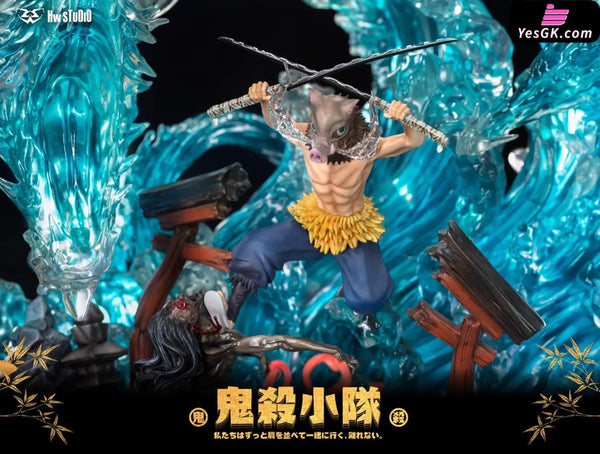Demon Slayer Tanjiro Nezuko Zenitsu Inosuke Resin Statue - Hw Studio [Pre-Order Closed]