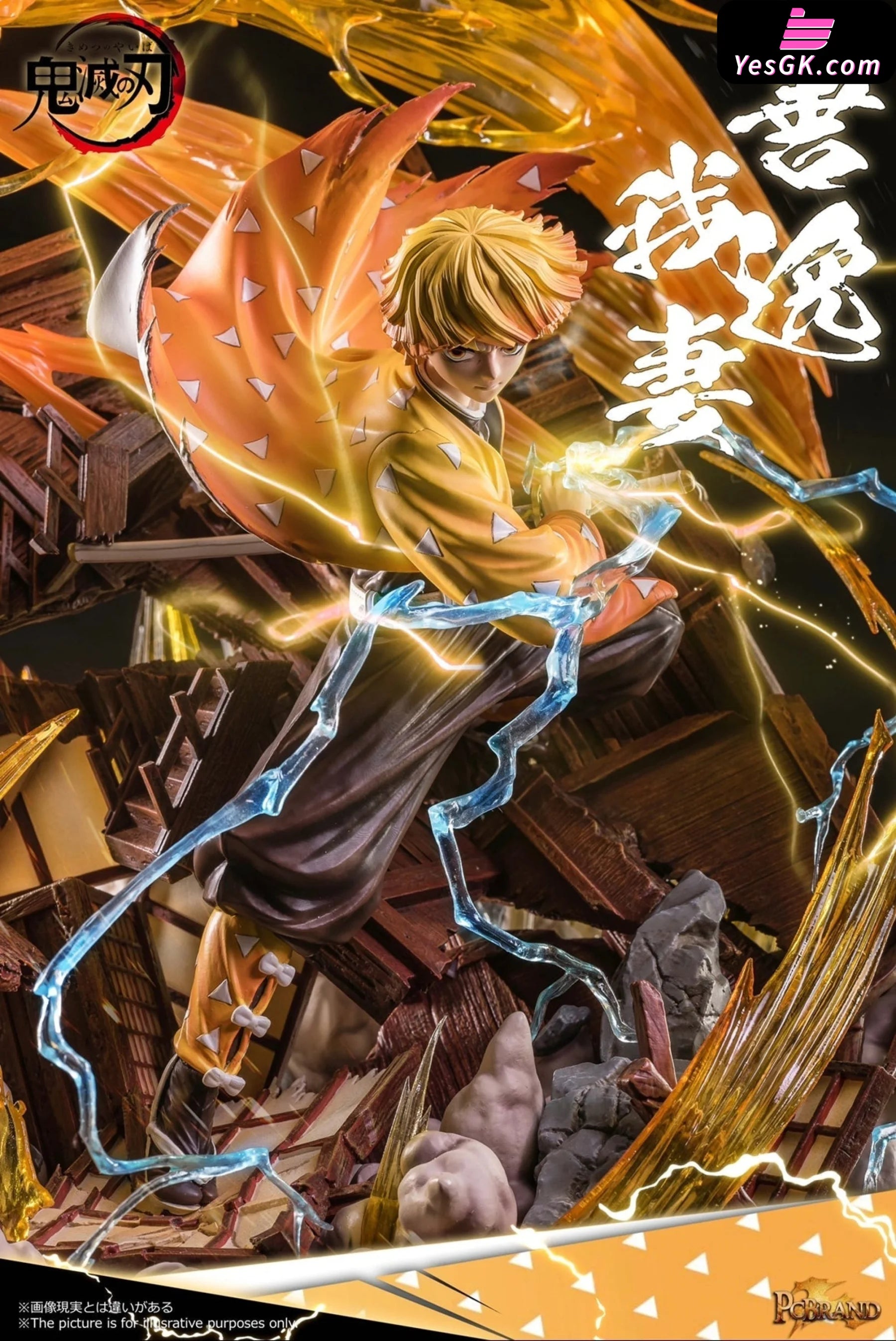 Zenitsu Agatsuma - Thunder Breathing Demon Slayer Art in 2023