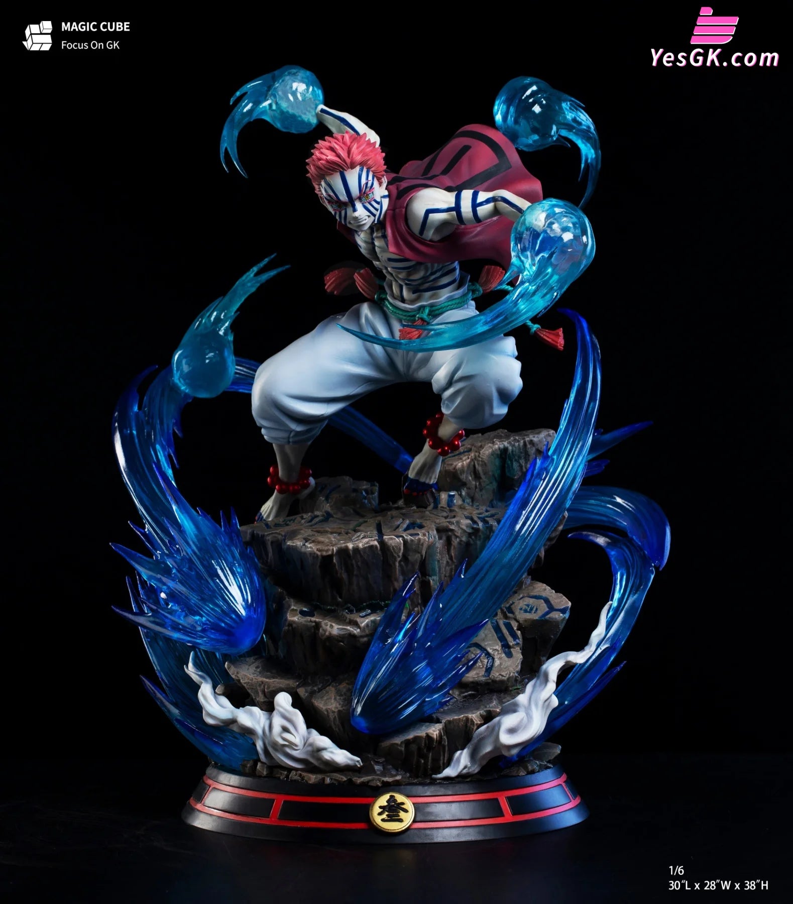 Demon Slayer Upper Moon 3 Akaza Resin Statue - Magic Cube Studio [In Stock] Demonslayer