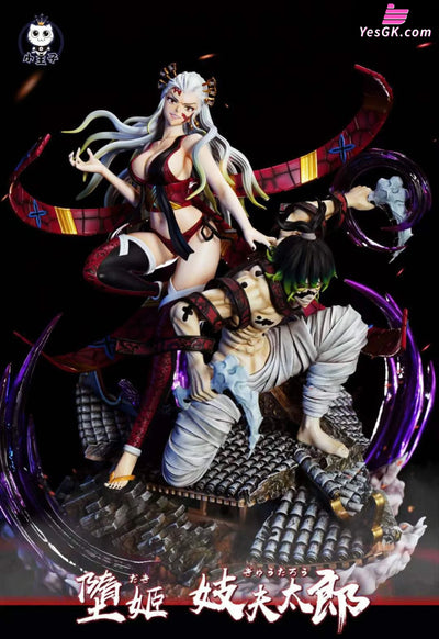 Demon Slayer Upper Moon Six Daki And Gyutaro 1/6 GK Statue - Princekin Studio [In-Stock] Full Payment Demon Slayer