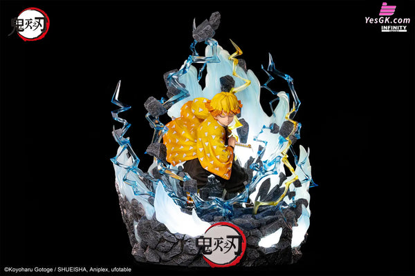 Demon Slayer Zenitsu Agatsuma 1/4 Licensed Statue - Infinity Studio [In-Stock] - Full Payment - Demon Slayer