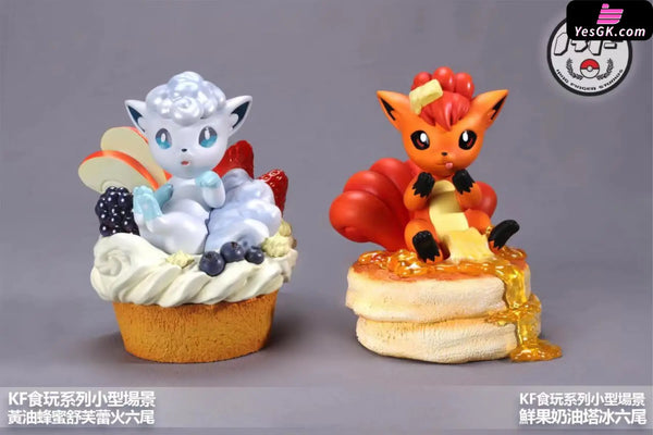Desserts Series Vulpix And Alola Resin Statue - King Finger Studio [In Stock] Other Animes