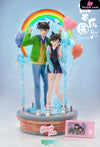 Detective Conan Tropical Paradise Kudou Shinichi & Mori Ran Statue - Moons Studio [Pre-Order] Case