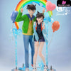 Detective Conan Tropical Paradise Kudou Shinichi & Mori Ran Statue - Moons Studio [Pre-Order] Case