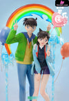 Detective Conan Tropical Paradise Kudou Shinichi & Mori Ran Statue - Moons Studio [Pre-Order] Case