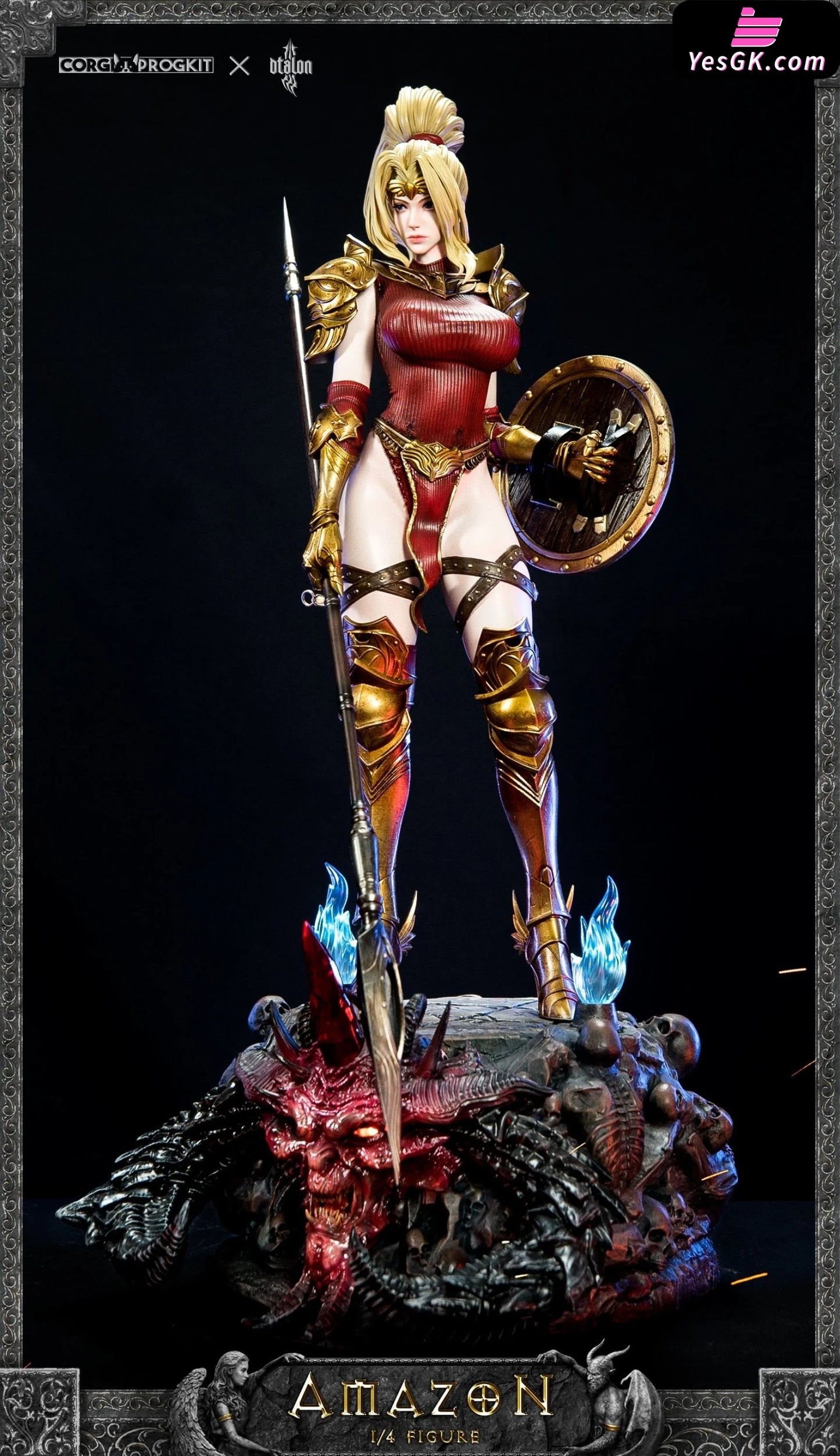 Diablo Amazon Warrior 1/4 Collection Statue - Corgi Progkit Studio & Dtalon [Pre-Order] Other Animes