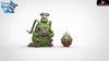 Digimon 02 Growth and Infancy Evolutionary Chain Series Wormmon & Leafmon & Minomon MH GK Statue - Vzai Studio