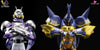 Digimon 04 Infinite Zone Ten Warriors Resonance Series 5th and 6th Series Wolfmon & Blitzmon GK Statue - LD Studio