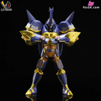 Digimon 04 Infinite Zone Ten Warriors Resonance Series 5th and 6th Series Wolfmon & Blitzmon GK Statue - LD Studio
