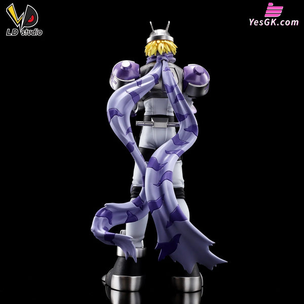 Digimon 04 Infinite Zone Ten Warriors Resonance Series 5th and 6th Series Wolfmon & Blitzmon GK Statue - LD Studio