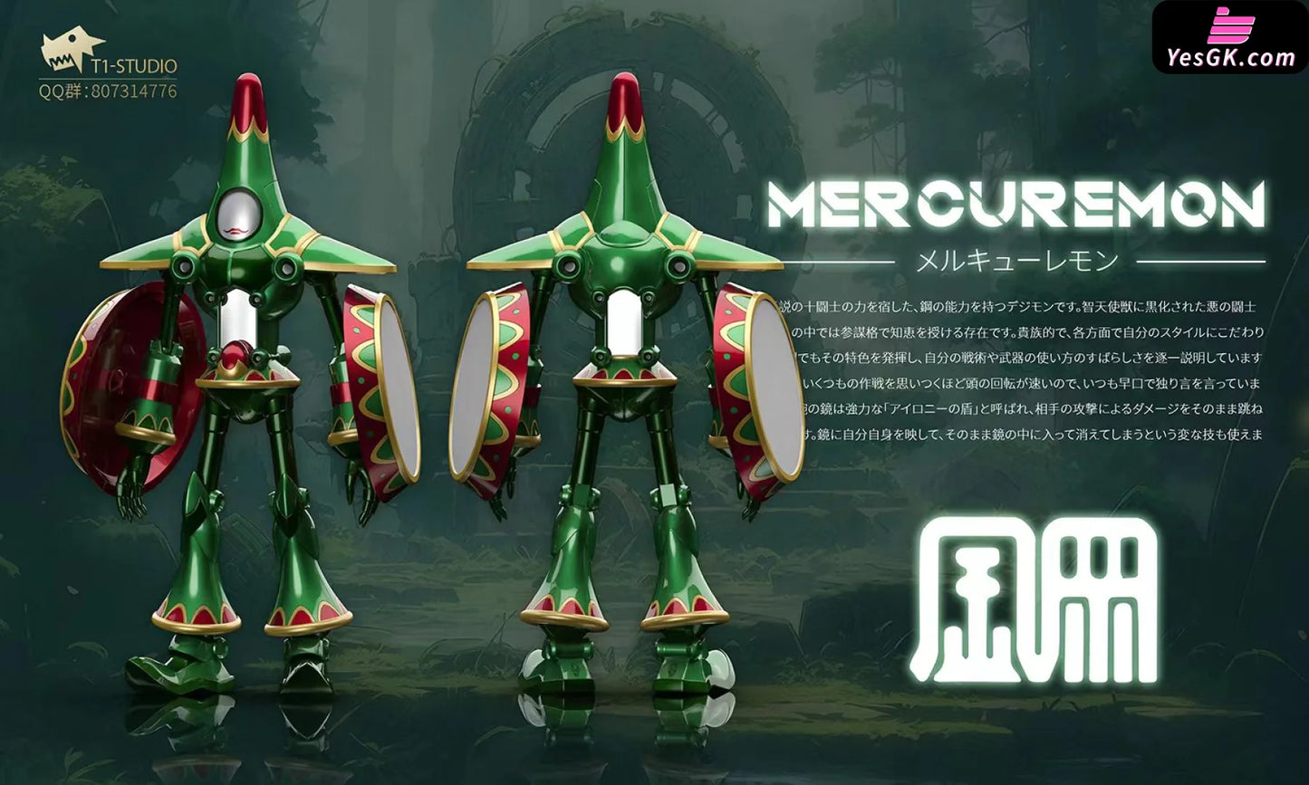 Digimon #04 Mercuremon Resin Statue - T1 Studio [Pre-Order] Deposit