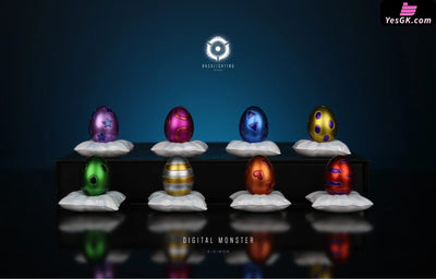 Digimon 1St Digitama Statue - Backlighting Studio [Pre-Order] Deposit / Electroplating Color