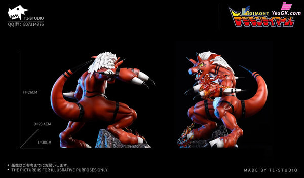 Digimon 3Rd Generation-Growmon Statue - T1 Studio [Pre-Order]